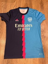 ARSENAL PRE MATCH ADIDAS FOOTBALL SHIRT SOCCER TRAINING JERSEY HT4451 SIZE M