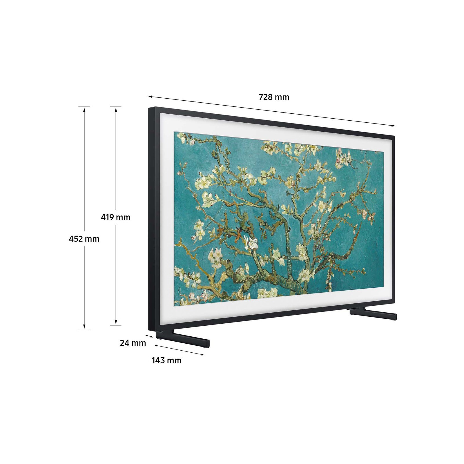 Samsung The Frame Lifestyle TV QE32LS03CBUXZT QLED Full HD, Smart TV 32" Matte foto 3
