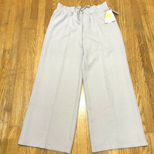 All In Motion Women s Size L Sleek Ribbed High Rise Wide Leg Pants Light Taupe