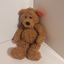 Gund "Bailey" Brown Bear Star Bow Curly Fur 41347 Plush Stuffed Animal