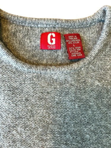 Women's Guess Jeans Wool Blend Pullover Sweater Size Large - Picture 2 of 4