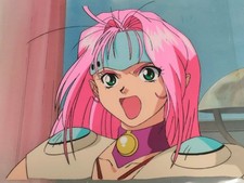 Macross 7 Anime Production Cel Original Animation Painting Mylene Flare Jenius