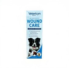 Vetericyn Plus Antimicrobial Wound Care Spray for Dogs Cats Horses 8 oz