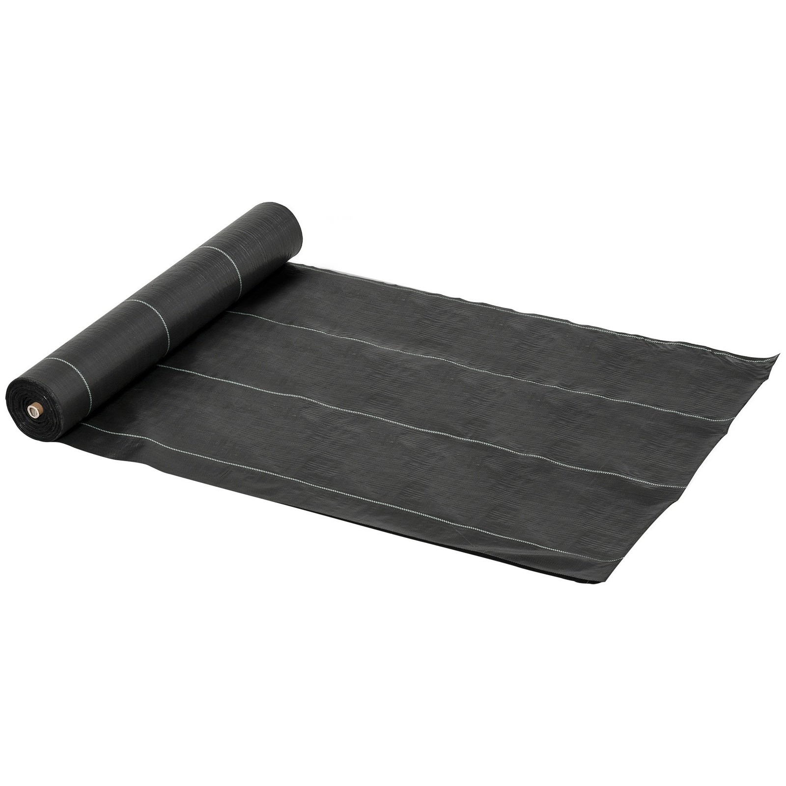 Telo per Pacciamatura Nero 50x2m | Tessuto Antistrappo Orto e Giardino