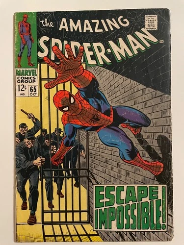 AMAZING SPIDER-MAN #65 (1968) Silver age comic - est VG- (3.5)