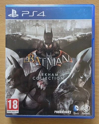 Batman Arkham Collection Arkham Asylum & Arkham City PS4 PlayStation TESTED READ
