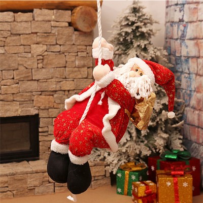 Hanging Santa Clau Christmas Ceiling Decoration Xmas Doll Ornament