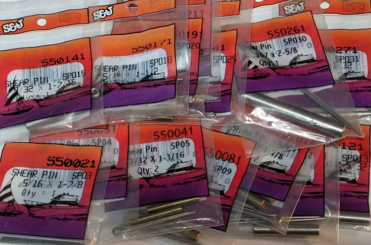 Pin de cizalla S & J Products - Varios tamaños elige tu talla Compra varios y ahorra