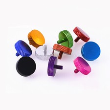 Set Screws ComputerDIY Aluminium Knurled Thumb Screw Flat Thumb Screws 6 -32 6mm
