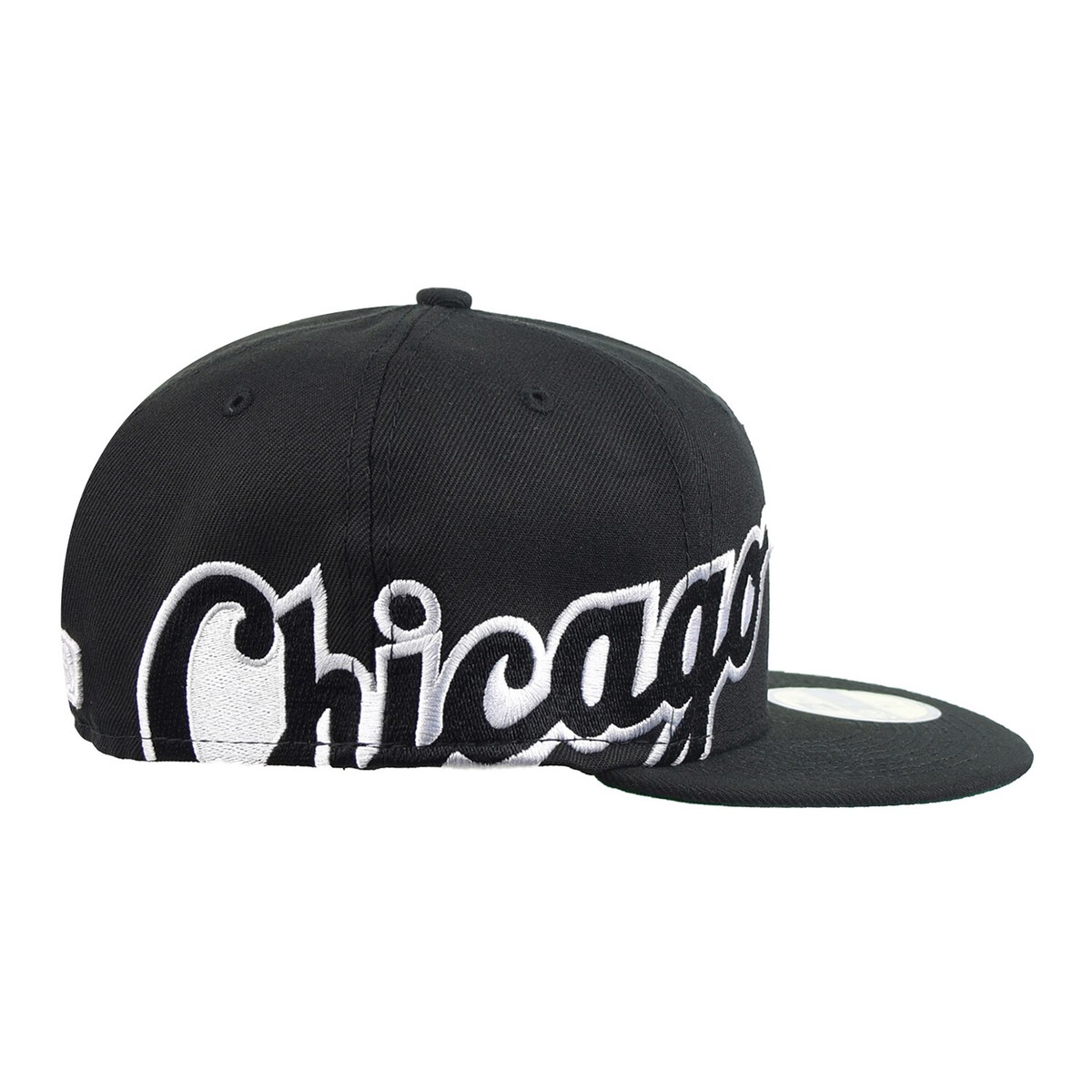 激レア　新品　タグ付き　定価400ドル　Chicago White Sox　L 2025 Chicago White Sox 125th Anniversary Black 39Thirty cap