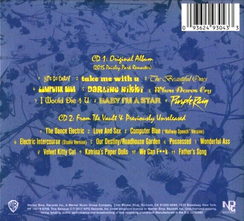 PRINCE AND THE REVOLUTION Purple Rain 2 CD Deluxe Version VERSIEGELT mit Hype Sticker - Bild 2 von 2