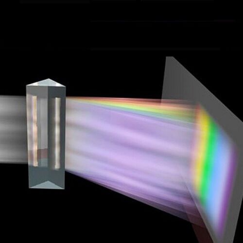180x40mm Triangular Prism K9 Glass Physical Optical Instrument Refract Rainbow - Afbeelding 1 van 9