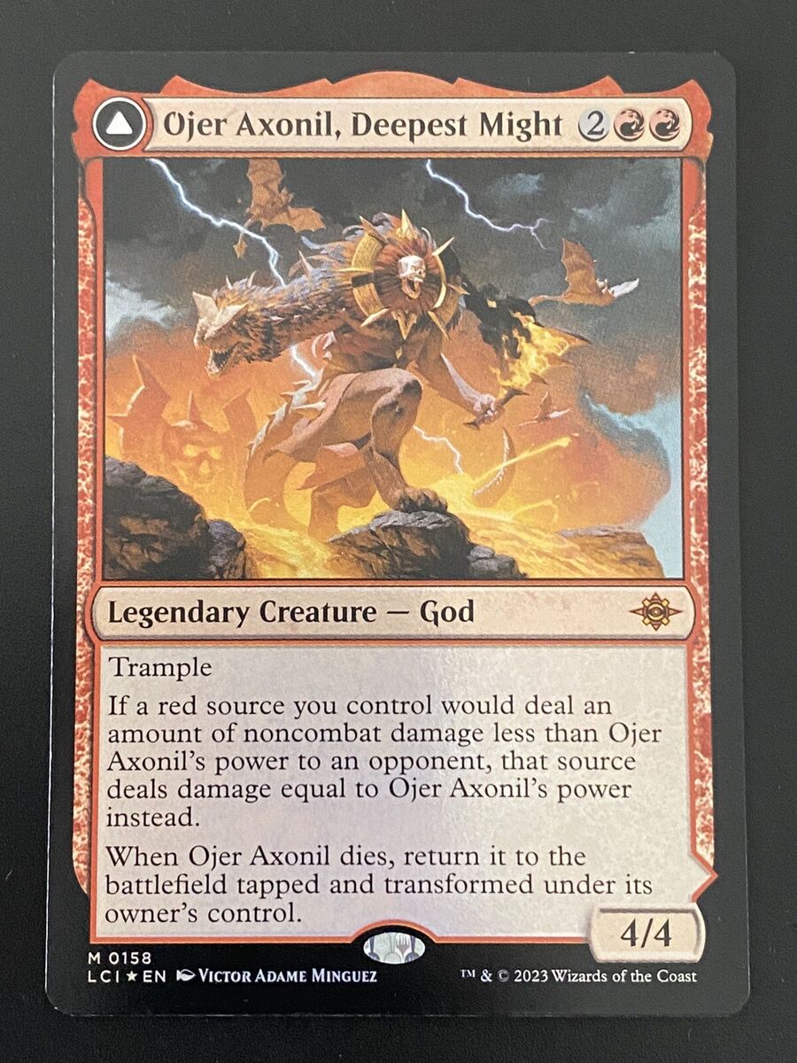 Foil Ojer Axonil, Deepest Might Temple of Power MTG Lost Foil Ojer Axonil, Deepest Might Temple of Power MTG Lost
