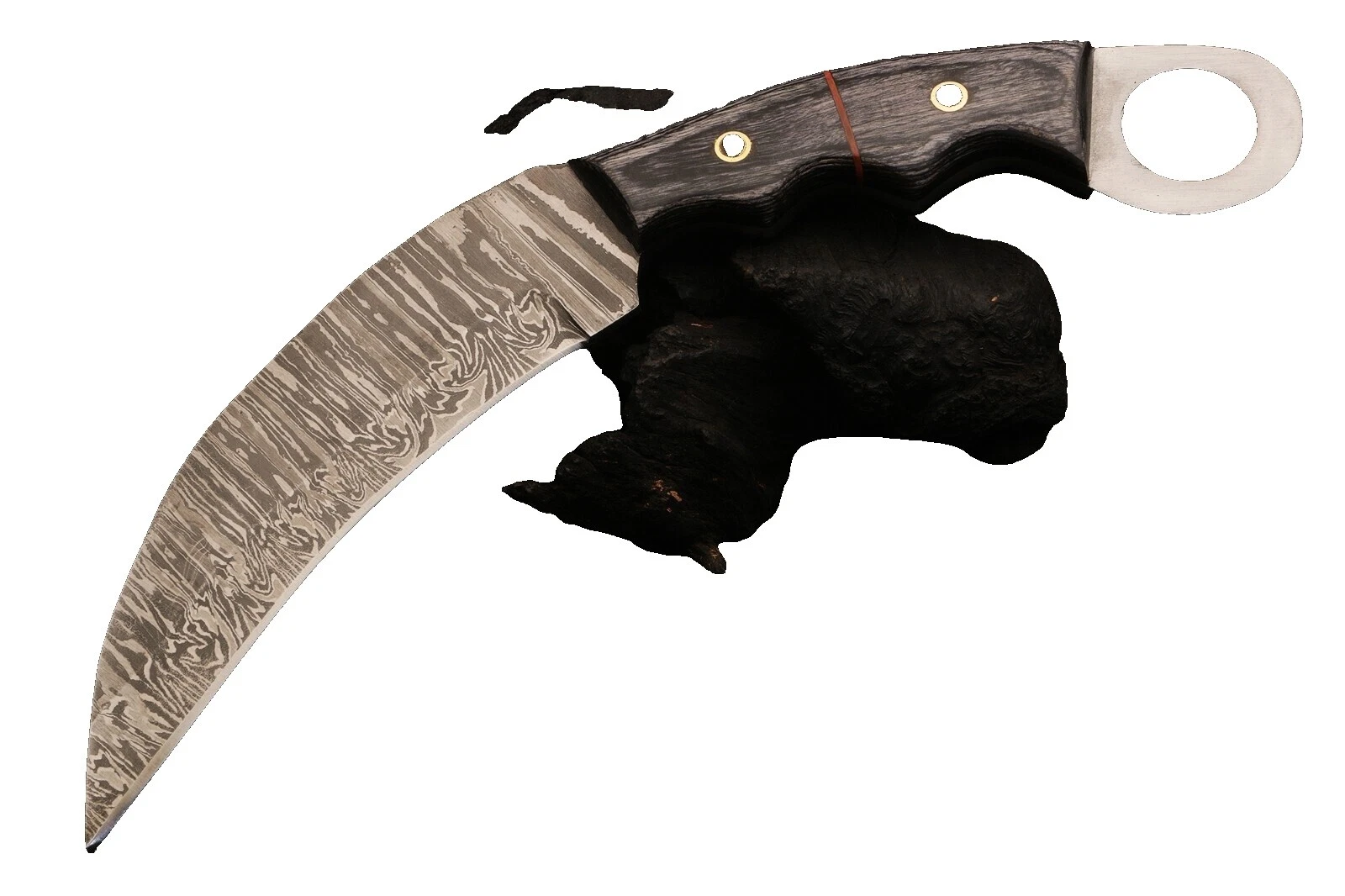 Damascus cuchillos Karambit Colección Modern Bowie Cuchillos de Hoja Fija