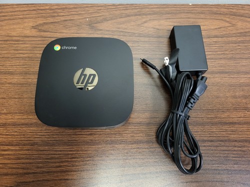 HP Chromebox G2 Intel Celeron 1.80GHZ 4GB 32GB Chrome OS 65W USB-C Power Supply - Picture 1 of 8