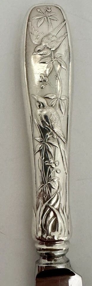 CUCHILLO DE CENA GRANDE TIFFANY AUDUBON STERLING 10” (S) Foto 2 de 4