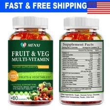 Fruits and Veggies Natural Gummies Balance of Daily Nature Fruits and Vegetables
