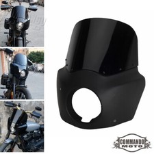 Headlight Fairing Windshield Kit For Harley Dyna Wide Glide FXDWG FXDWGI 2006-17