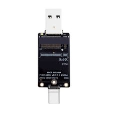 NVMe SSD Enclosure Adapter M.2 NVME to USB A Type C Converter Support for 2230
