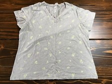 Sonoma Shirt, Womens Size Large, Tan Lime Gre...