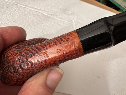Stanwell Golden Danish Burled Briar Tobacco Pipe - Picture 11 of 18