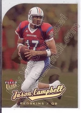 jason campbell rc rookie draft sp gold medallion d/c auburn war eagle college