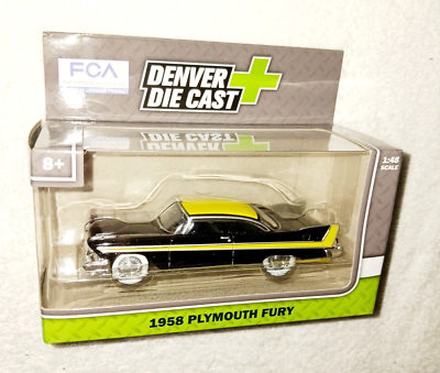 DENVER DIE CAST 1958 PLYMOUTH FURY NEW 1/48 SCALE DIECAST CAR