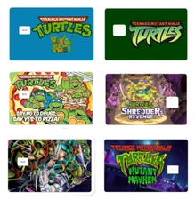 TMNT Credit Card Skin (6-Pack) | Teenage Mutant Ninja Turtles Sticker Variety Pa