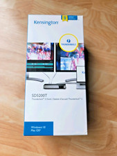 Kensington SD5200T Thunderbolt 3 Docking Station with AC adapter and Box