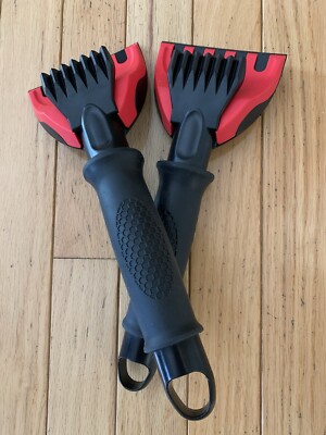Lot of 2 Subzero Polar Vortex Ice Scrapers Heavy Duty 11'' NonSlip Grip Handle 