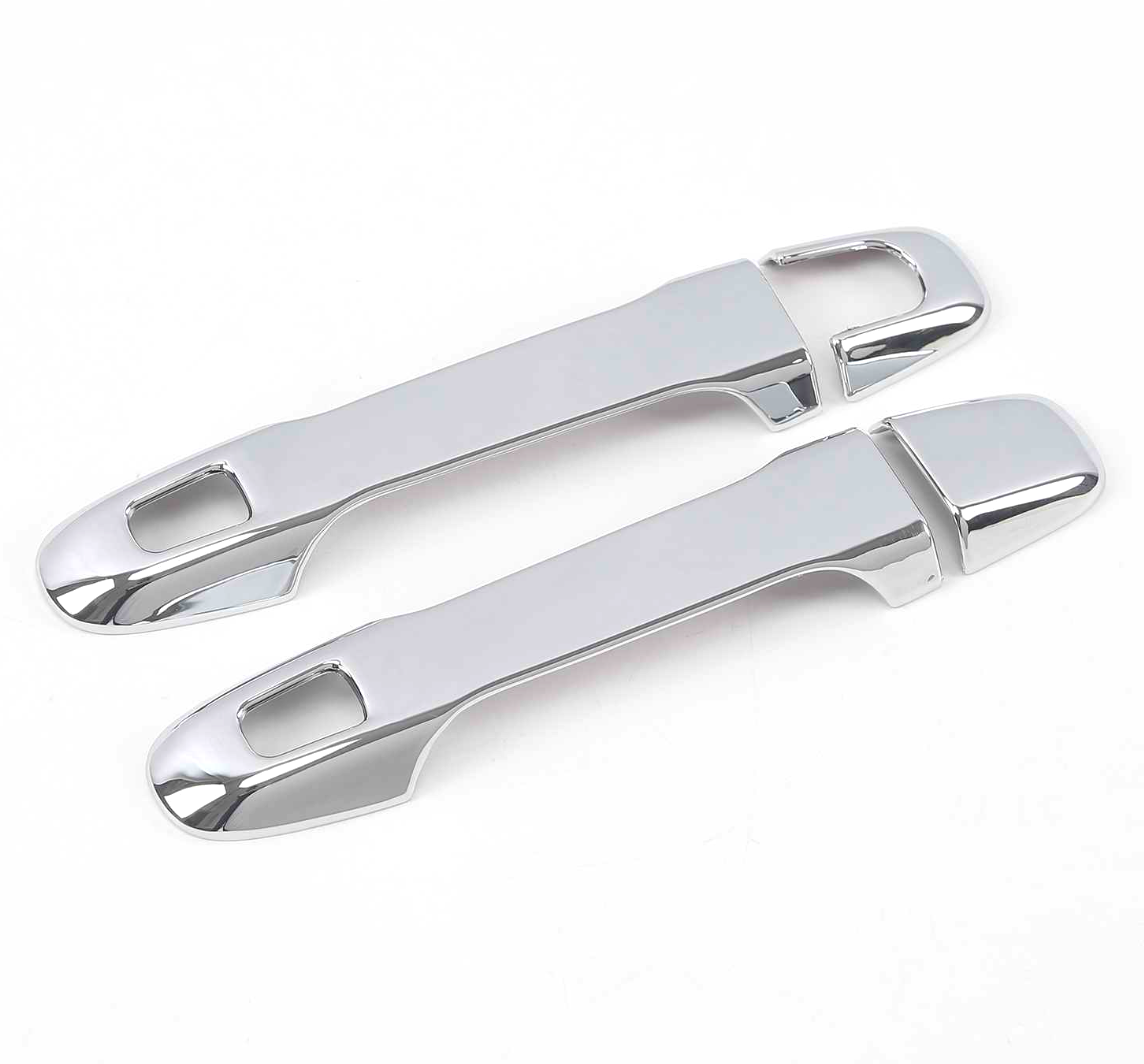 Exterior Door Handle Cover Trim 4* For Toyota CHR C-HR 2016-2022 Chrome Silver