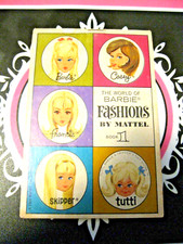 Vintage 1966  Mattel World Of Barbie Fashions By Mattel   Booklet 1 HTF  