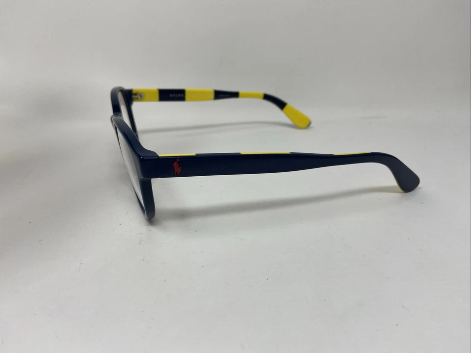 POLO RALPH LAUREN PH 2228 5906 52/19/145 海军蓝圆形眼镜框!L76 — 第 2/4 张图片