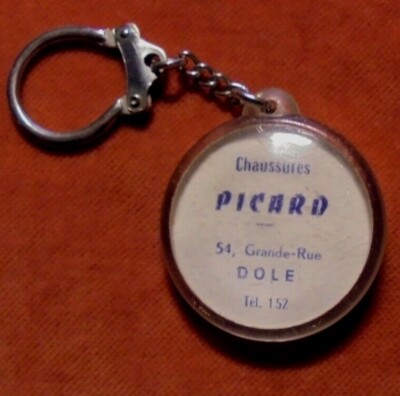 Porte-clés Key ring Chaussures PICARD 54 Grande-rue DOLE