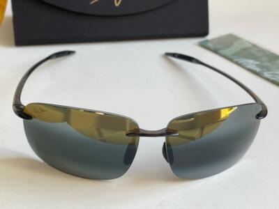 Maui Jim BREAKWALL Polarized Sport Sunglasses 422-11 Trans Black