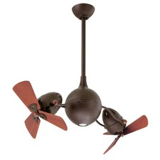 Matthews Fan Company Acqua Textured Bronze Wood Blades - AQ-TB-WD