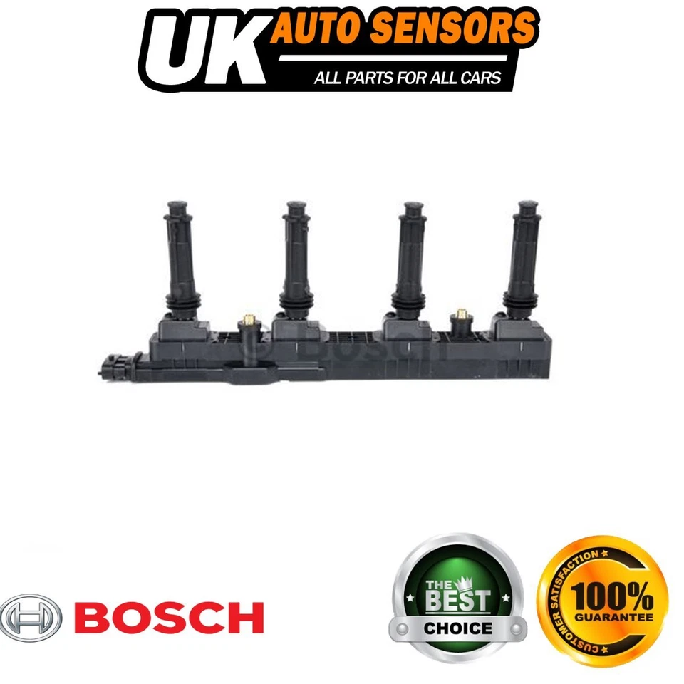 Fits Vauxhall Astra 2000-2010 Zafira 2001-2010 2.0 Bosch Ignition Coil - Image 3 of 4