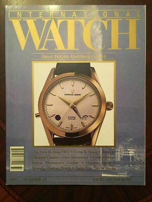 INTERNATIONAL WRIST WATCH MAGAZINE 1997 No 33, UNIVERSAL GENEVE, BREITLING, NEW
