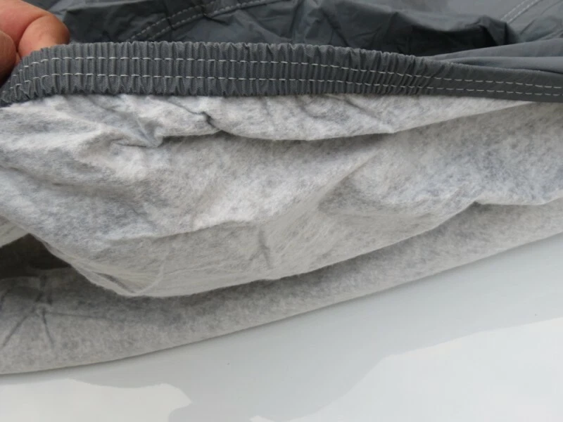 TELO AUTO COPRIAUTO FELPATO IMPERMEABILE CON ZIP E RIFRANGENTI S 405x165x117cm - Immagine 4 di 4