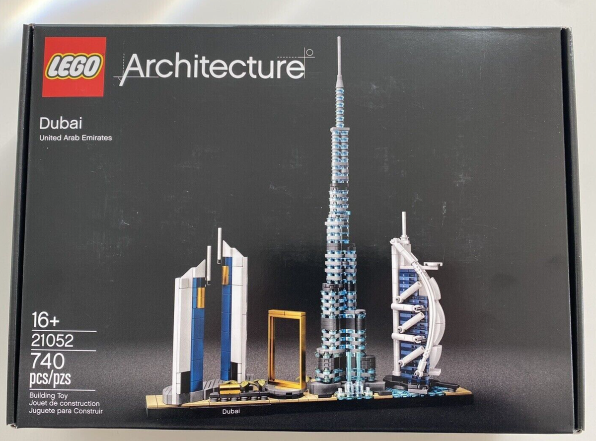 Lego Architecture Dubai (21052) Building Kit 740 Pcs Retired Set