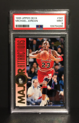 1995 | Upper Deck | Michael Jordan | PSA 9 Mint | #341 | Chicago Bulls