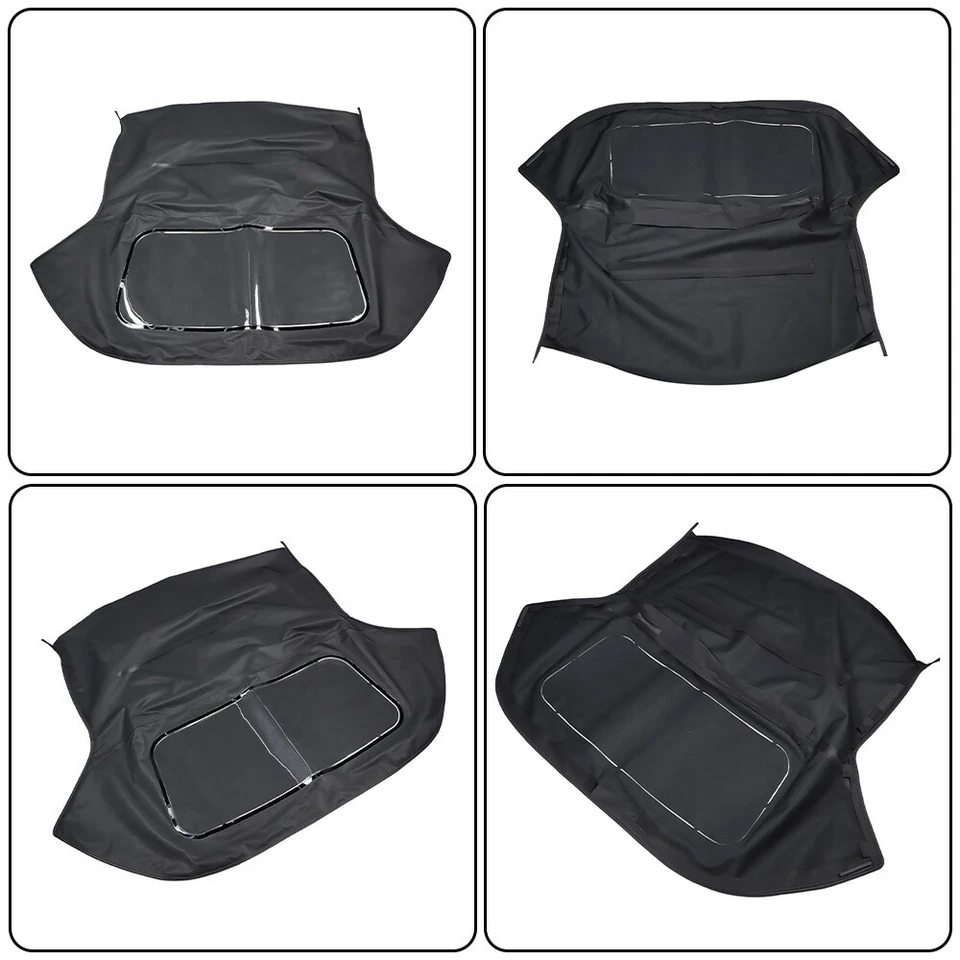 Black Convertible Soft Top Fit For Volkswagen VW Golf 1995 1996 1997-2001 Cabrio - Изображение 3 из 4