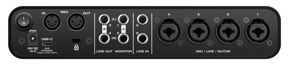Motu M6 USB C Audio Interface UPC 839128006263 - Image 4 of 4