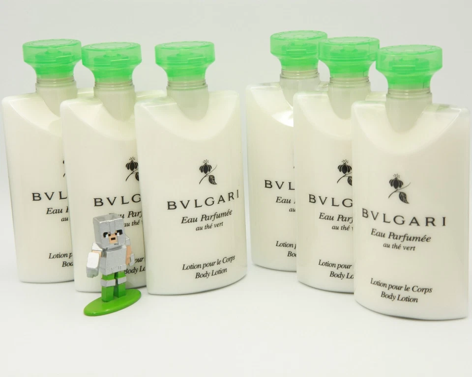 Loción corporal BVLGARI au Thé Vert (té verde), juego de 6 - 6x75 ml (450 ml en total) Foto 4 de 4