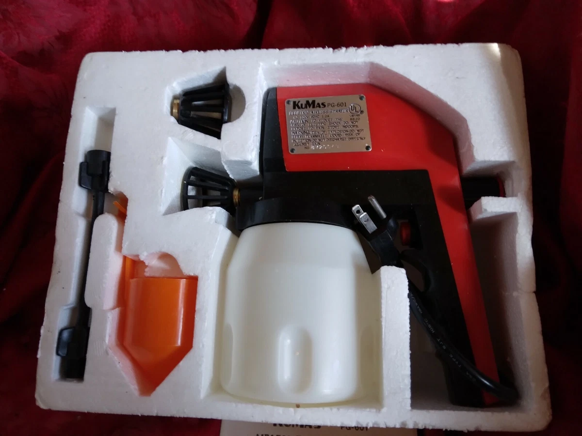 Kumas Airless Electric Sprayer Gun PG 601 House Fence Vintage Tool