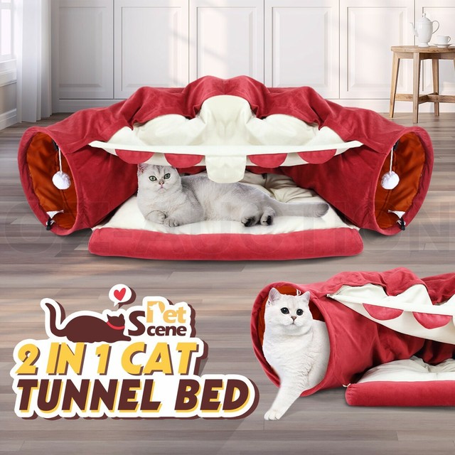 dog tunnel bed