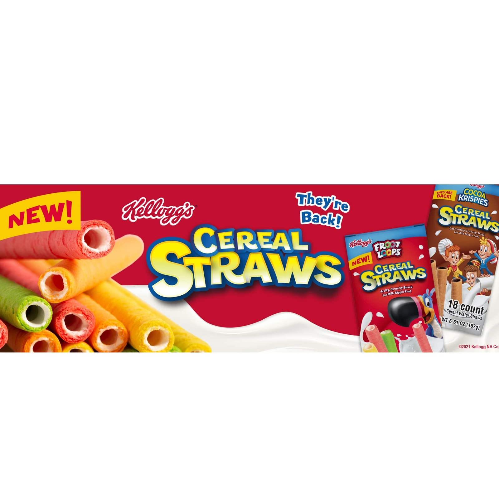 Galerie 2022 Kellogg's Cereal Straws Froot Loops Edible ...