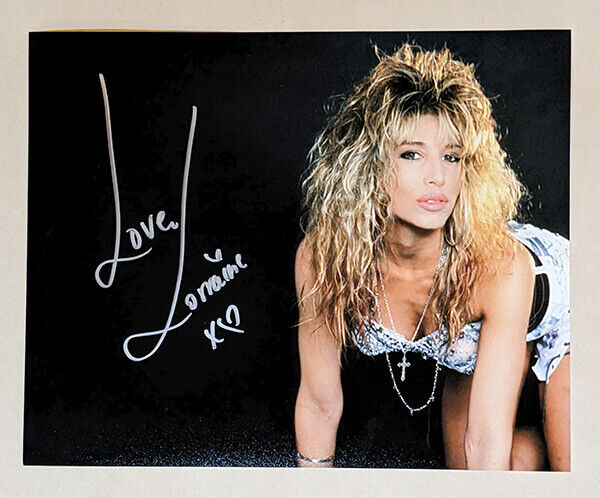 LORRAINE LEWIS femme fatale VIXEN SIGNED 8x10