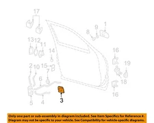 GM OEM 01-05 Sierra 1500 HD Rear Door Lock Hardware-Handle, Inside 15029903
