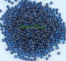 11/0 Round TOHO Japanese Glass Seed Beads 294- Blue Raspberry 10g